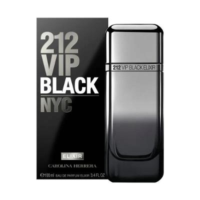 Perfume 212 Vip Black Elixir Masculino Eau de Parfum 100ML Carolina Herrera