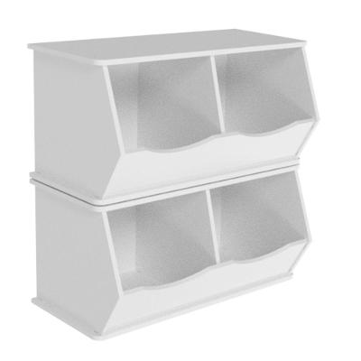 Organizador Infantil Modular Junior Kit MDF 85CM Branco Woodcore