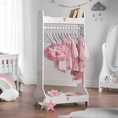 Roupeiro Infantil Belinda Cabideiro MDF Branco Melamínico Woodcore