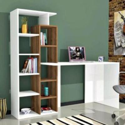 Estante e Mesa Computador Ramos MDF Amadeirado Woodcore