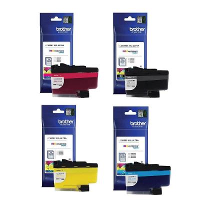 Kit 4 Cartuchos de Tinta Brother LC3039 Preto Magenta Ciano e Amarelo