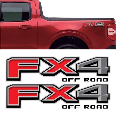 Adesivos FX4 Off Road Maverick Vermelho Vinil Decorativo Teu Adesivo