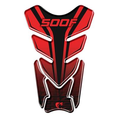 Protetor Tanque Resinado CB 500F Vermelho PVC 3D Teu Adesivo