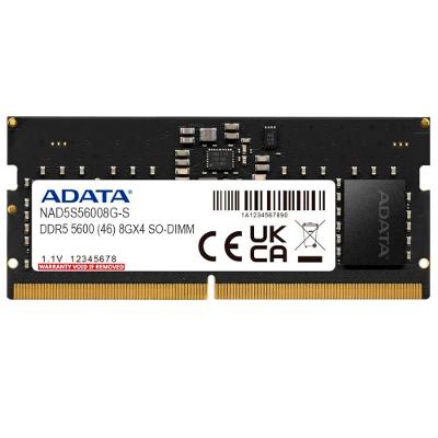 Memória RAM Notebook Adata DDR5 8GB 5600MHz AD5S56008G-S