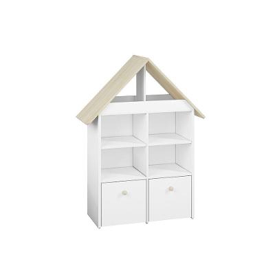 Organizador Infantil Casinha Axel MDF com Baús e Rodízios Woodcore