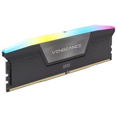 Memória RAM Corsair Vengeance DDR5 16GB 5600MHz RGB Preto CMH16GX5M1B5600Z40