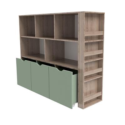 Estante Infantil Alma 1 Prateleira MDF 150cm Amadeirado Woodcore