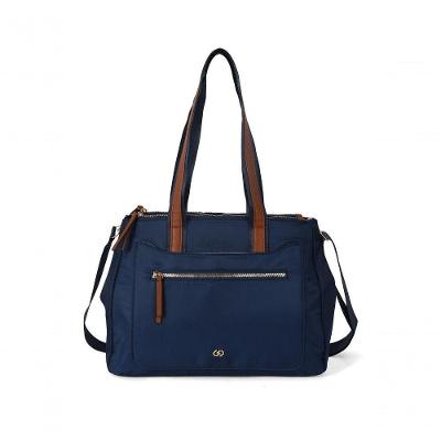 Bolsa Feminina Gash BS72969GA Nylon 35x27x12cm Azul Marinho