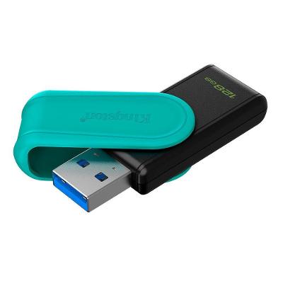 Pendrive Kingston Exodia S 128GB USB 3.2 Até 100MB-s Preto e Verde