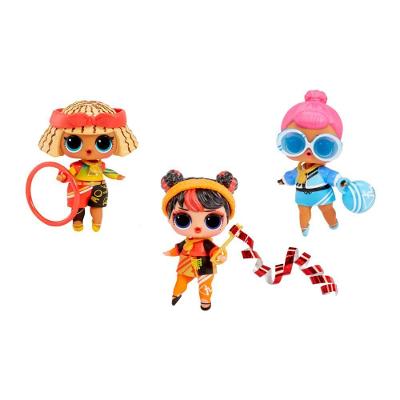 Boneca All Star Sports Gymnastics Trave Equilíbrio Azul L.O.L