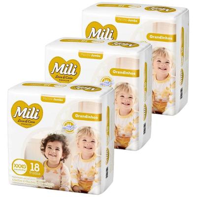 Fralda Descartável Mili Love & Care XXXG 54 Unidades 500ML 12h