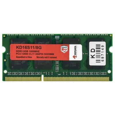 Memória RAM para Notebook DDR3 8GB 1600MHZ KD16S11-8G Keepdata