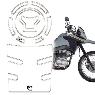 Kit Protetor Tanque e Bocal Resinado Bros 160 2025-2026 Transparente Teu Adesivo