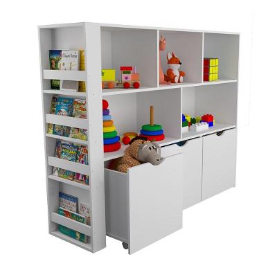 Estante Infantil com Livreiro Alma MDF 150cm Branco Woodcore
