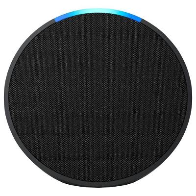Caixa de Som Amazon Echo Pop Alexa Bluetooth Wi-Fi Preto