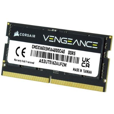 Memória RAM Notebook Vengeance DDR5 16GB 4800MHz CMSX16GX5M1A4800C40