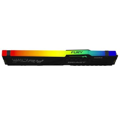 Memória RAM Kingston Fury Beast DDR5 16GB 5600MHz RGB Preto