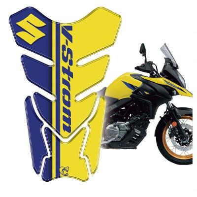 Protetor Tanque Resinado 3D Suzuki V-Strom 650 2026 Azul Teu Adesivo