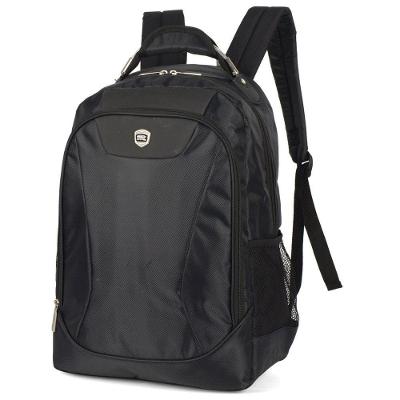 Mochila Polo King Executiva Impermeável Cabo de Aço 25L Preta Masculina