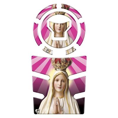 Kit Adesivo Tanque NXR Bros 160 Fátima Rosa Resinado Teu Adesivo