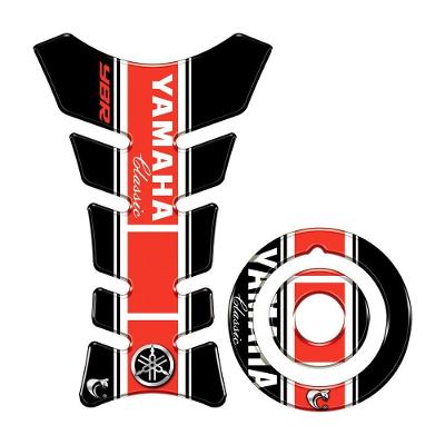 Kit Protetor Tanque e Bocal Vermelho YBR 125 Factor 125 Vinil Resinado Yamaha