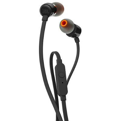 Fone de Ouvido JBL Tune T110 In-ear com Fio Jack 3.5MM Pure Bass Preto