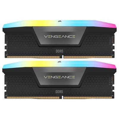 Memória RAM Vengeance RGB DDR5 32GB 6400MHz CMH32GX5M2B6400C36 Preto