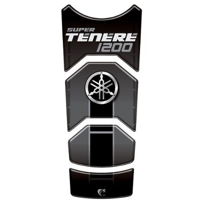 Protetor Tanque Adesivo Super Ténéré 1200 2011 a 2020 Preto Vinil Teu Adesivo