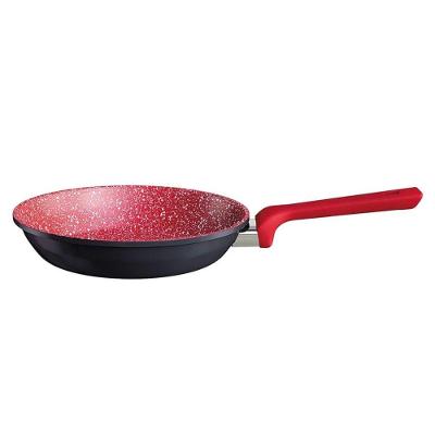 Frigideira Colorstone Alumínio Revestimento Antiaderente 22CM Cabo Ergonômico Titânio Euro Home