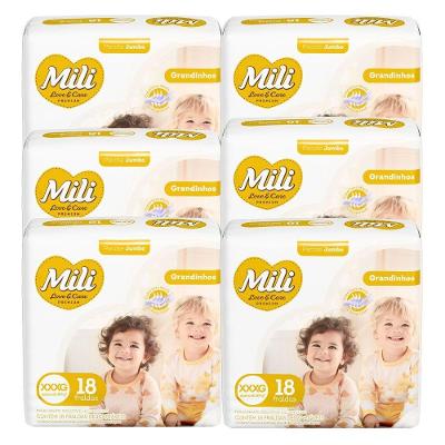 Fralda Descartável Love & Care XXXG 108 Unidades Gel Absorvente Mili