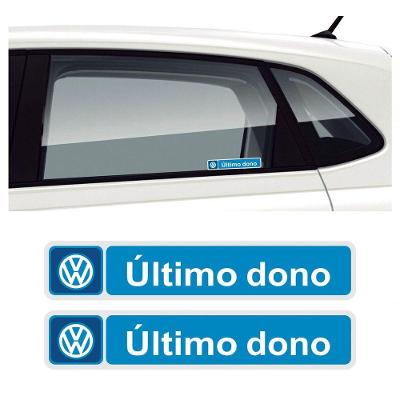 Etiqueta Último Dono Volkswagen VW Decorativo Vinil Brilho Teu Adesivo
