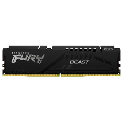 Memória RAM Fury Beast DDR5 16GB 5200MHz CL40 Preto Kingston