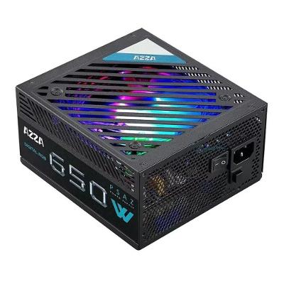 Fonte Azza ATX 650W 80Plus Bronze ARGB com PFC Ativo