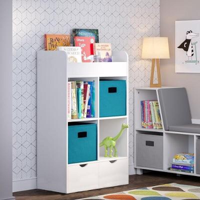 Organizador Livreiro Logan 1 Gaveta MDF 60cm Branco Woodcore