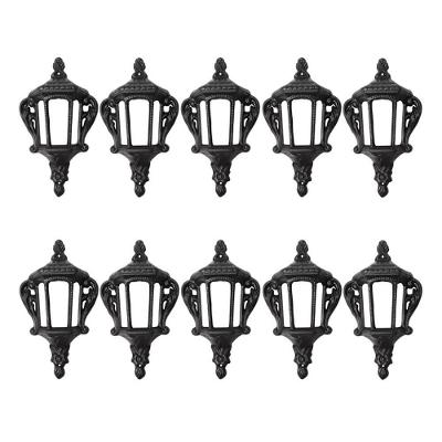 Kit 10 Arandelas de Parede Ferro Fundido Bocal E-27 Fundição Unicláudio