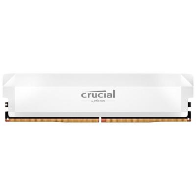 Memória RAM DDR5 16GB 6400MHz CP16G64C38U5W Branco Crucial Basics