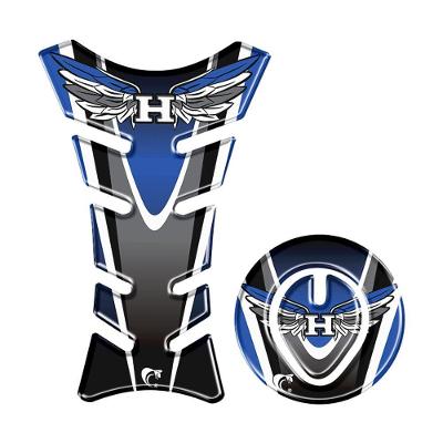 Protetor de Tanque e Bocal Honda Até 2016 PVC Azul 3D Teu Adesivo