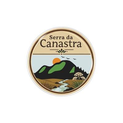 Adesivo Resinado Preto Alto Relevo 3D em PVC Serra da Canastra