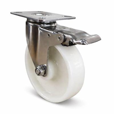 Rodízio Industrial Giratório Master Roll 5 Pol Inox 170 kg Master