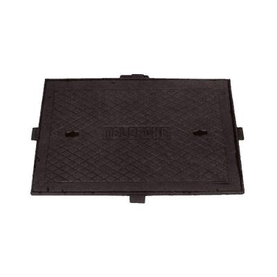 Tampa Tampão Simples Ferro Fundido Fibra Óptica e Telefonia 109x55cm Preto