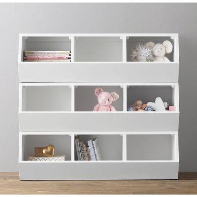 Organizador Infantil Teca MDF 90cm Branco Woodcore