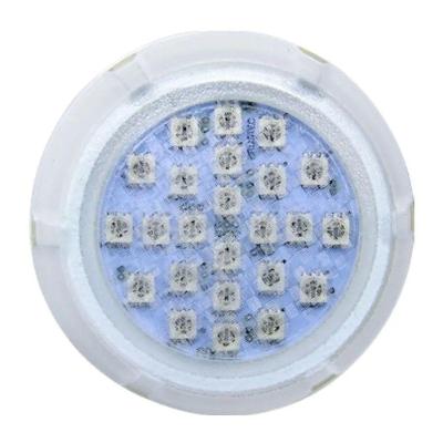 Refletor para Piscina Power LED 5W RGB Policarbonato IP68 Branco Brustec Lazer
