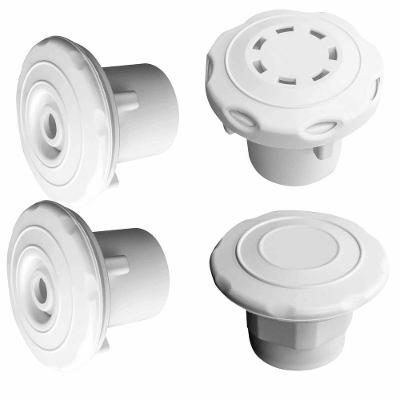 Kit Dispositivos para Piscina de Vinil ABS 50MM 4 Peças Branco Brustec Lazer
