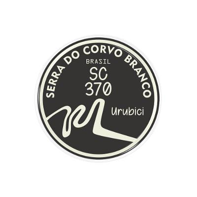 Adesivo Resinado 3D SC 370 Corvo Branco Preto em PVC Serra Decor