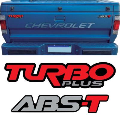 Kit Decorativos D20 Turbo Plus ABS-T Vinil Brilho Teu Adesivo