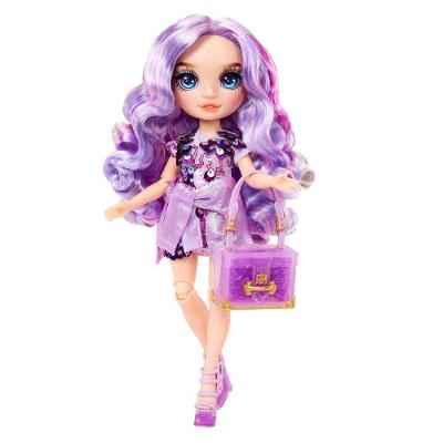Boneca Fashion Violet Willow 28cm Slime DIY Pet Mágico Roxo Rainbow