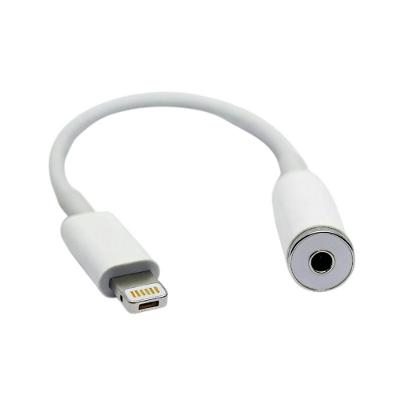 Conversor Lightning para P2 MDM Áudio 3,5MM Fone com Fio Branco