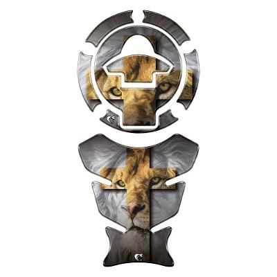 Protetor Tanque Bocal MT-03 Yamaha 2016 Leão Alto Relevo 3D Teu Adesivo