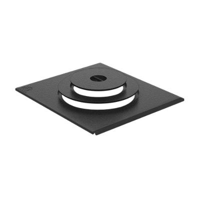 Chapa Modular Acoplável Fogão a Lenha 94104LB Ferro Fundido 1 Furo Preta Libaneza