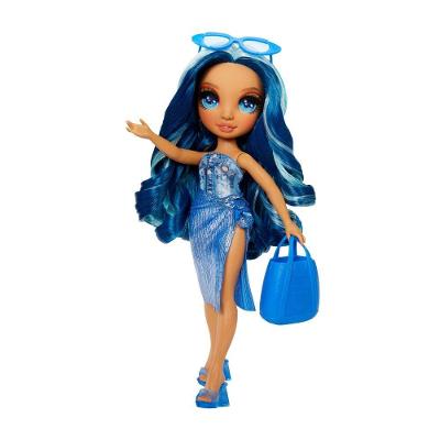 Boneca Skyler Swim & Style 27cm Articulada Wrap Azul Rainbow